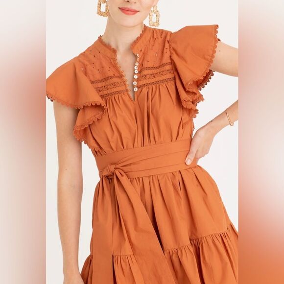 Secret Mission | Bartolina Dress - Dusty Orange NWT Size L - Picture 3 of 6